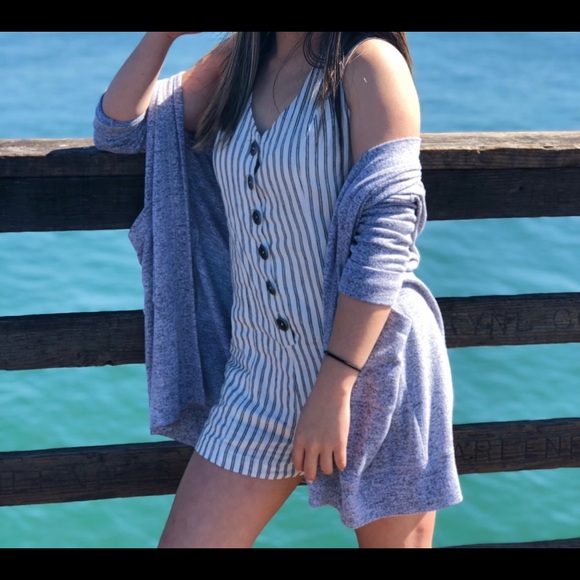 Heather Gray Cardigan - Picture 2 of 3